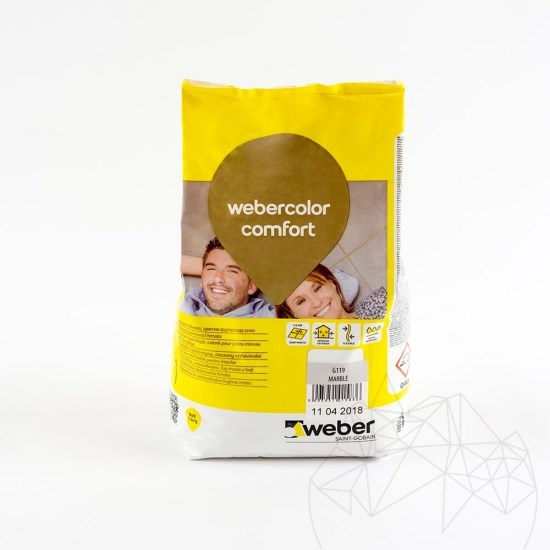 Weber Color Perfect Almond, 5 Kg, Coulis flexible pour murs et sols