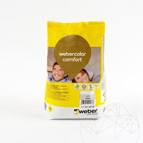 Weber Color Perfect White, 2 Kg, Coulis flexible pour murs et sols