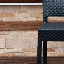 Ardoise Rhodos Natur, 10 cm x LL | Pierre décorative - Dalles verticales, extérieur-intérieur