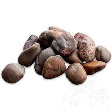 Sac de galets bruns polis, 20 kg