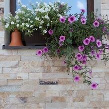 Ardoise Rhodos Natur, 5 cm x LL | Pierre décorative - Dalles verticales, extérieur-intérieur