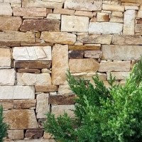 Ardoise Rhodos Filleti (Palette approx. 10 m²)| Pierre décorative - Carreaux verticaux, Extérieur-Intérieur