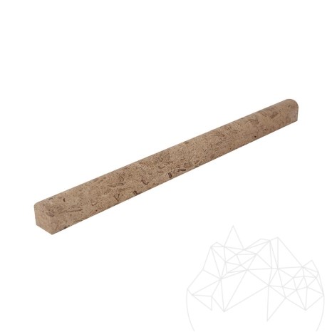 Travertin Latte M2 Moulure, 2 x 2 x 30.5 cm