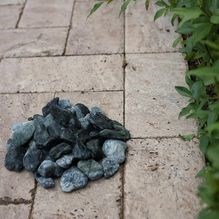 Galets de Marbre Vert, 4-8 cm, Sac 20 Kg