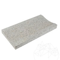 Canal d'eau en granit blanc léopard 60 x 30 x 5 cm