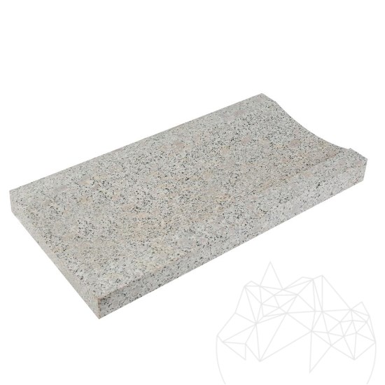 Canal d'eau en granit blanc léopard 60 x 30 x 5 cm