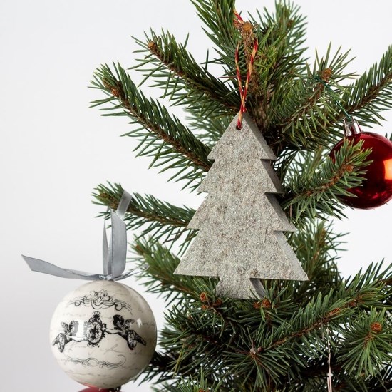 Arbre en ardoise Kavala, Décoration de Noël à domicile, 3 pièces