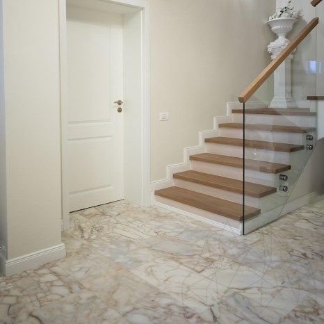 Marbre Arabescato Oro Poli, 60 x 30 x 2 cm, Translucide