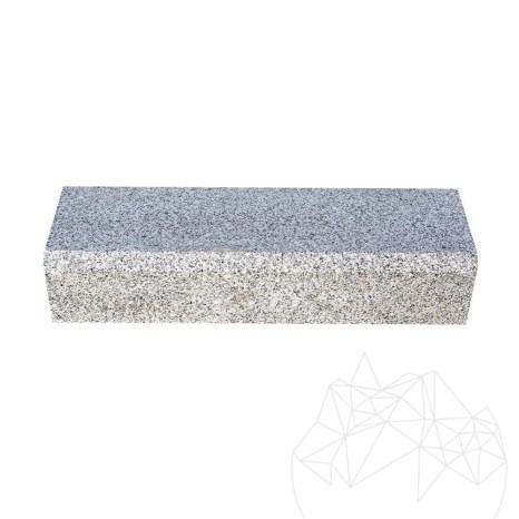 Pierre de taille en granit Bianco Sardo, chanfrein 1L, 10 x 15 x 50 cm