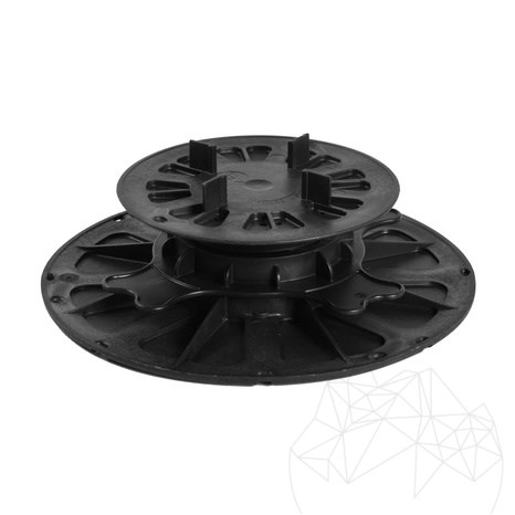 Piédestal de pavage réglable PPB02, h = 15-19 mm