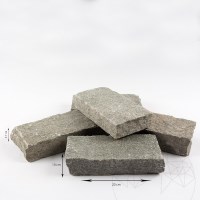 Pavé d'ardoise Riven de Kavala, 20 x 10 x 5-7 cm