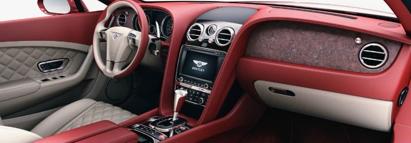 La pierre naturelle dans les nouveaux modèles haut de gamme Bentley