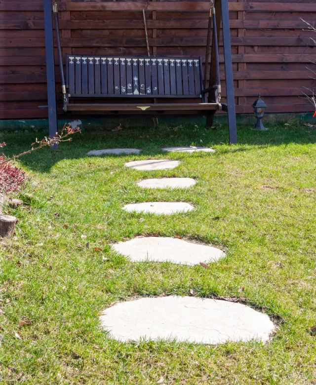 Marchepied de jardin japonais en ardoise Kavala, taille XXL