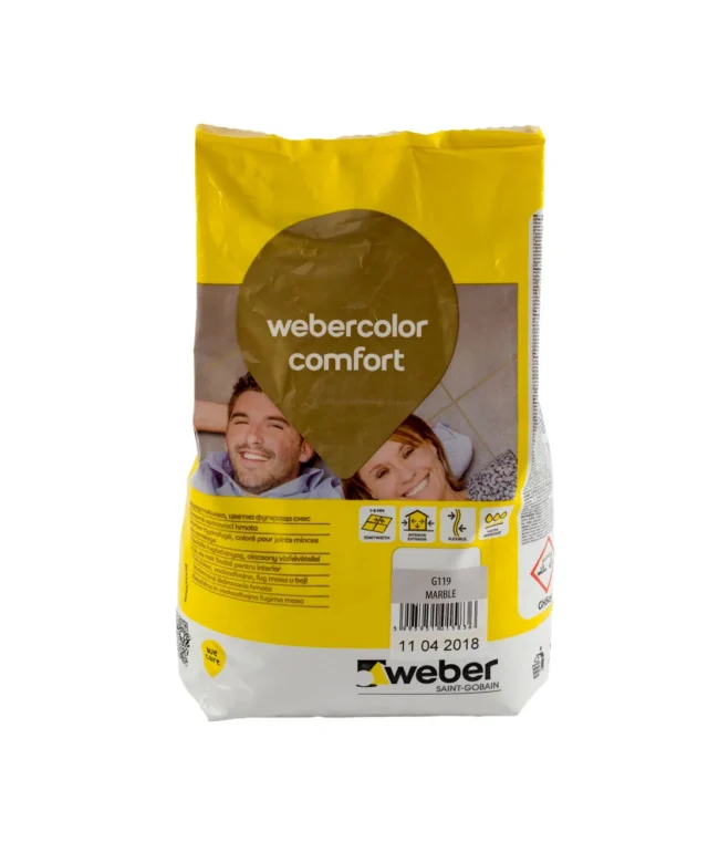 Weber Color Perfect White, 2 Kg, Coulis flexible pour murs et sols