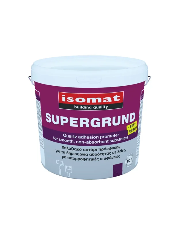 ISOMAT Supergrund – Primaire d’adhérence quartzé pour surfaces lisses, marbre et pierre naturelle, 1 kg
