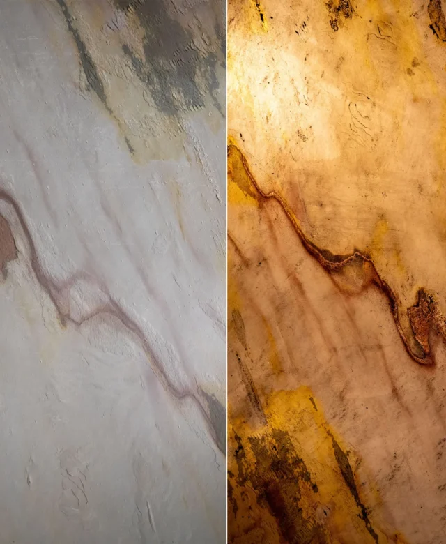Feuille de pierre translucide SKIN 2mm - Indian Autumn, 185 x 61 cm | Lumière d'ambiance, intérieur et extérieur