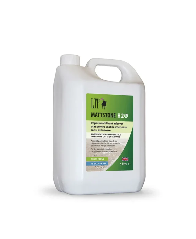 LTP Profesional Mattstone H20, vitrificateur ECO pour pierres naturelles (vitrificateur neutre à base d'eau), 5 L