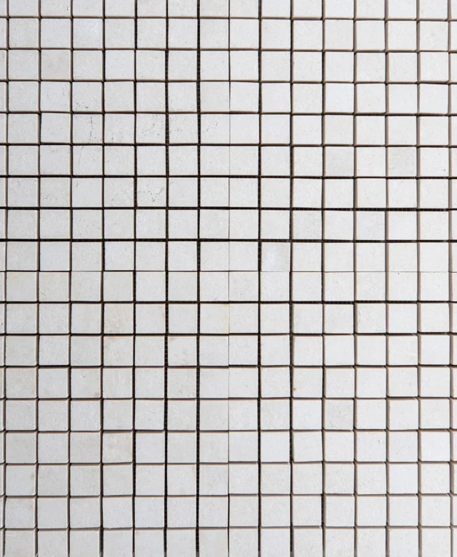 Mosaïque de calcaire brossé Limra, 2.3 x 2.3 cm