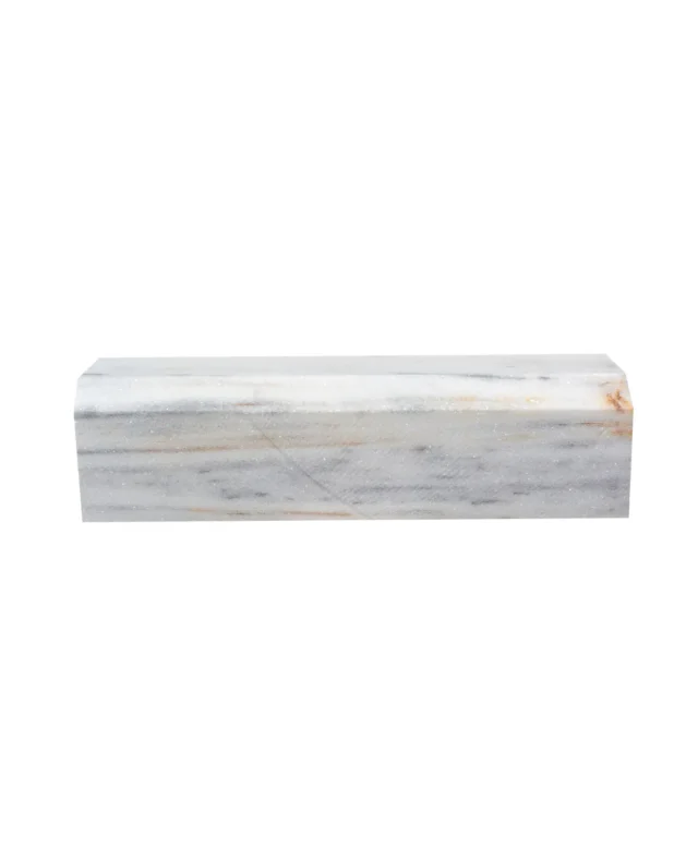 Kavala Marble Kerbstone, 3 cm chanfrein 1L, 10 x 10 cm x FL