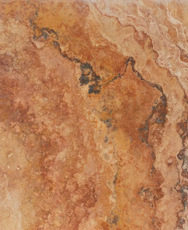 Travertin poli croisé Peach, 61 x 30.5 x 1.2 cm