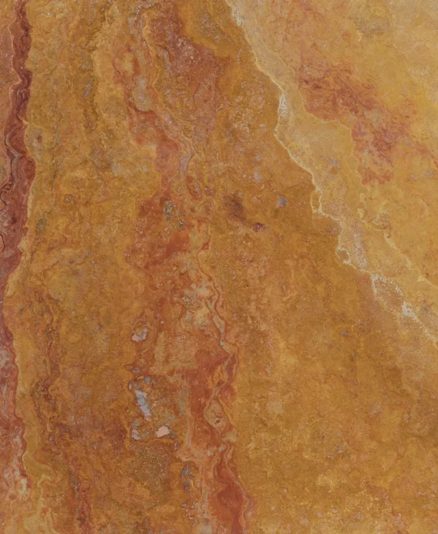 Travertin adouci Coupe transversale Peach, 61 x 30.5 x 1.2 cm