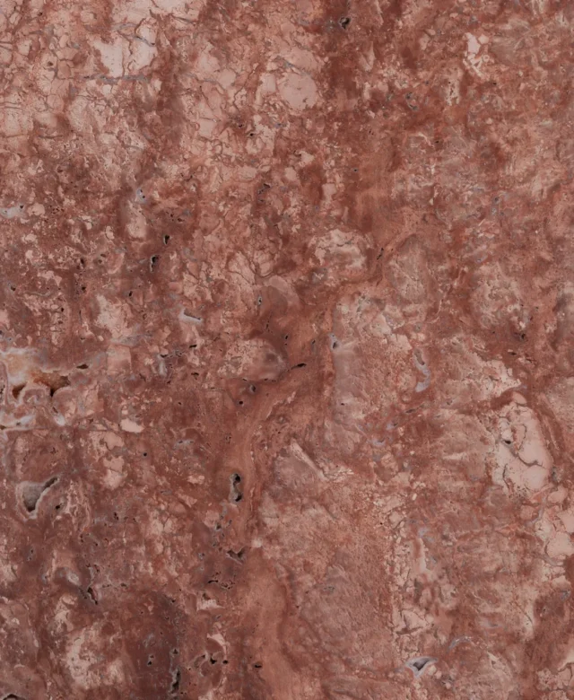 Travertin brossé à coupe croisée Red Opium 15.2 x 30.5 x 3 cm
